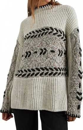 Rails Raini Sweater In Heather Cables
