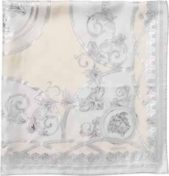 Versace Baroque Motifs Silk Scarf