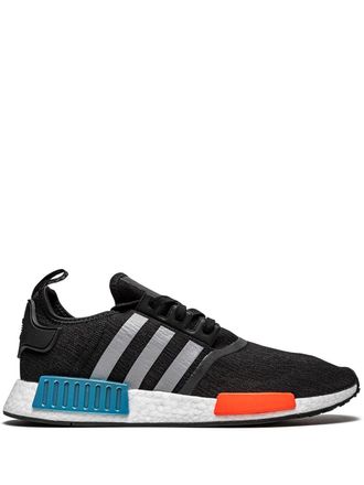 adidas NMD_R1 Black/Silver/Solar Red sneakers - unisex - Lyocell/Rubber/Fabric - 4.5