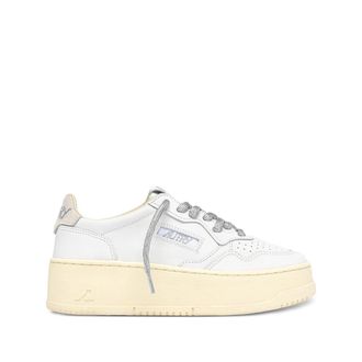 Autry Medalist Platform Leather Sneakers