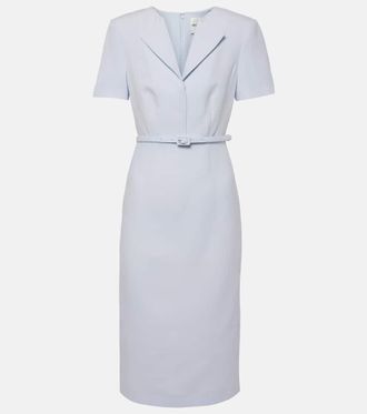 Roland Mouret Wool and silk midi dress