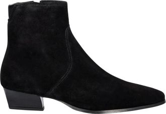 GANT Bassotte Enkellaarsjes - Dames - Cowboylaarzen - Zwart - 37 EU - Leer - Schoenen