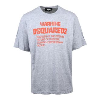 Dsquared2 Heren, Tops, Grijs, Maat: XL Katoen