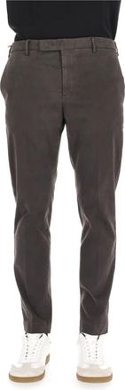 Pantaloni Torino Bruine Katoenen Broek Slim Fit - Heren - Chinos - Bruin - 2XL - Katoen - Broeken