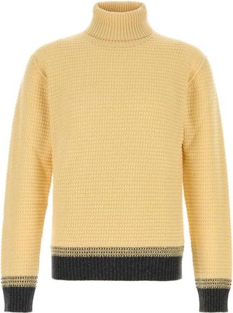 Ermenegildo Zegna Cashmere Trui - Heren - Cashmere truien - Geel - M - Kasjmier - Truien & Vesten