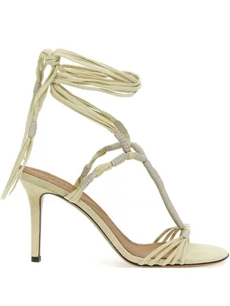 Isabel Marant 85mm Arja sandals - women - Goat Skin/Leather/Lambskin/Leather - 38 - Neutrals