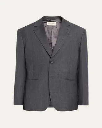 Officine G&eacute;n&eacute;rale Mens Melvyn Wool-Blend Sport Coat