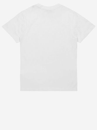 Diesel Logo-Embroidered Cotton T-Shirt - White