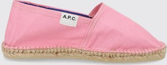 A.P.C. A. P.C. Espadrillas in cotone con punta tonda e tacco basso