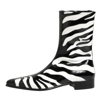 Dolce & Gabbana Cowboy Boots, male, Black, Size: 11 US Mid Calf Boots