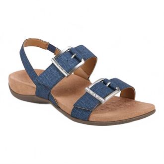 Vionic Womens Reese Sandal In Denim