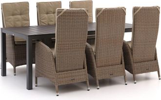 Intenso Furniture Intenso Fabrizi/Fidenza 220cm dining tuinset 7-delig verstelbaar