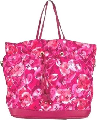 Louis Vuitton Pre-owned Vintage Tote Bag - Dames - Vintage Shopper - Roze - ONE Size - Nylon - Vintage