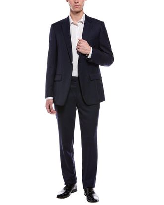 Kilgour 2Pc Twill Wool Suit Bright Navy, Hardy Min