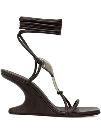 Rick Owens Cantilever 8 Hydra open-toe sandals - Marrone
