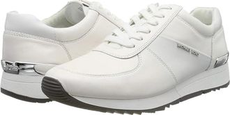 Michael Kors Womens Michael Kors Allie 43R5ALFP3L Sneakers White Trainer Shoes GAL1994