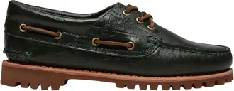 Timberland Schoenen, Dames, Groen, 38 1/2 EU, Leer, Authentieke Bootschoen