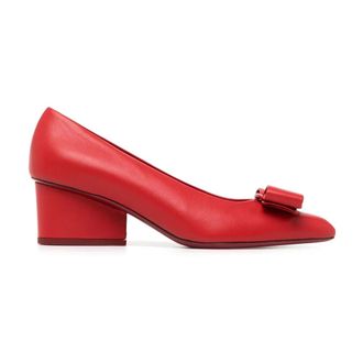 Ferragamo Dames, Schoenen, Rood, Maat: 35 1/2 EU Leer