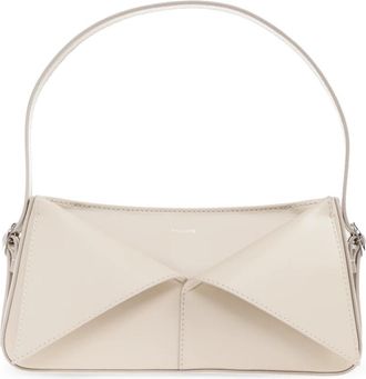 Coperni Double Heart Handtas - Dames - Handtassen - Beige - ONE Size - Leer - Tassen