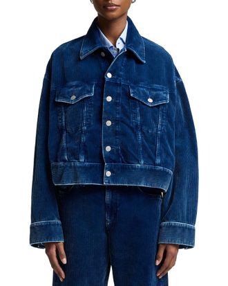 7 For All Mankind Oli Cropped Trucker Jacket