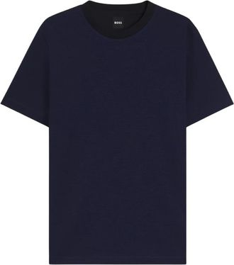 HUGO BOSS Thompson 212 Mercerized Cotton T-Shirt - Heren - T-shirts - Blauw - M - Katoen - Tops