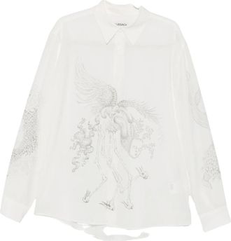 Our Legacy Overhemden, Heren, Wit, XL, Casual Shirts