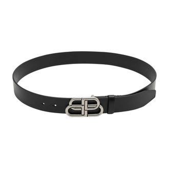 Balenciaga BB Large Belt 35mm - male - Balenciaga - Belts - Black - 105 CM - Accessories