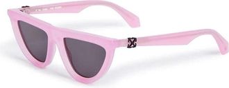 Off-white Sunglasses Geometric Full Rim, Black Frame And Dark Grey Lens Oeri13Vjasper1007