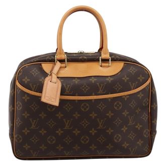 Louis Vuitton Deauville Monogram Canvas Brown Canvas Handbag (Pre-Owned)