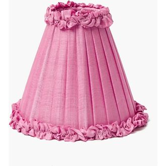 Mrs. Alice Pink Frilled Silk Lampshade at Nordstrom
