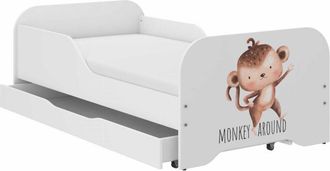 OEM Cama Infantil Miki 160x80 Monkey Safari
