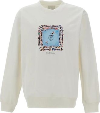 Dr&ocirc;le de Monsieur Sudadera Boxer Ring - Sweatshirts & Hoodies - Hombre - Blanco - XL