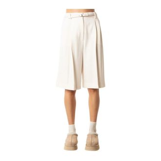 Max Mara Boero Bermuda - Dames - Korte broeken - Geel - Maat: M Poliester