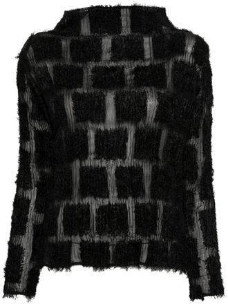 Issey Miyake Top plissettato - Nero