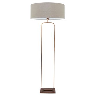 Steinhauer Steinhauer - L&aacute;mpara De Pie - Stang - Bronce - Lino Metal