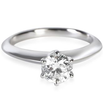 Tiffany & Co. Pre-Owned Tiffany & Co. 0.67 ct Round Brilliant Diamond Engagement Ring