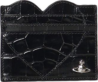 Vivienne Westwood Heart Card Holder With Logo