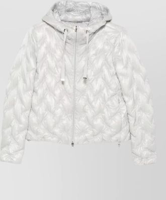 Herno quilted short down parka coat