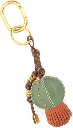 Gianni Chiarini Cactus Sleutelhanger - Dames - Sleutelhangers & Tashangers - Groen - ONE Size - Leer - Accessoires