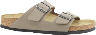 Birkenstock Arizona - Dames - Sandalen - Beige - 45 EU - Leer - Schoenen
