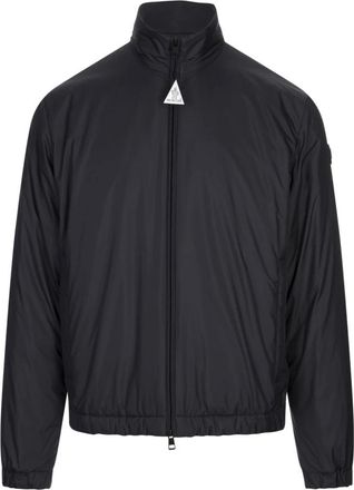 Moncler Heren, Jassen, Blauw, Maat: 2XL Leer