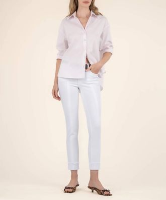Kut from the Kloth Amy Crop Jean In Optic White