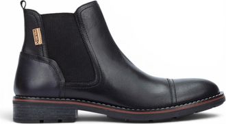 Pikolinos Pikolinos Mens Black Leather Zip Chelsea Ankle Boots - York