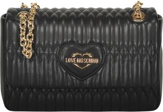 Love Moschino Gewatteerde Schoudertas - Dames - Schoudertassen - Zwart - ONE Size - Tassen