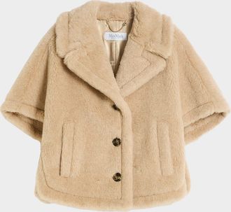 Max Mara Teddy Wool Cape