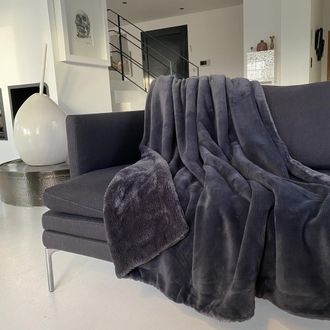 Le Comptoir de la Plage Manta polar Cozy antracita 130x170cm