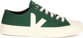 Veja Sneakers, female, Green, 6 UK, Green Low Womens Trainers Water-Based Cotton