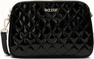 Kazar Gelakte riem handtas - Dames - Handtassen - Zwart - ONE Size - Leer - Tassen