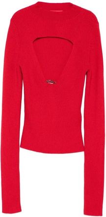 Diesel M-Olina Maglia - Dames - Ronde hals truien - Rood - XS - Truien & Vesten