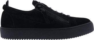 Giuseppe Zanotti May London SC Sneakers - Heren - Sneakers - Zwart - 42 1/2 EU - Leer - Schoenen